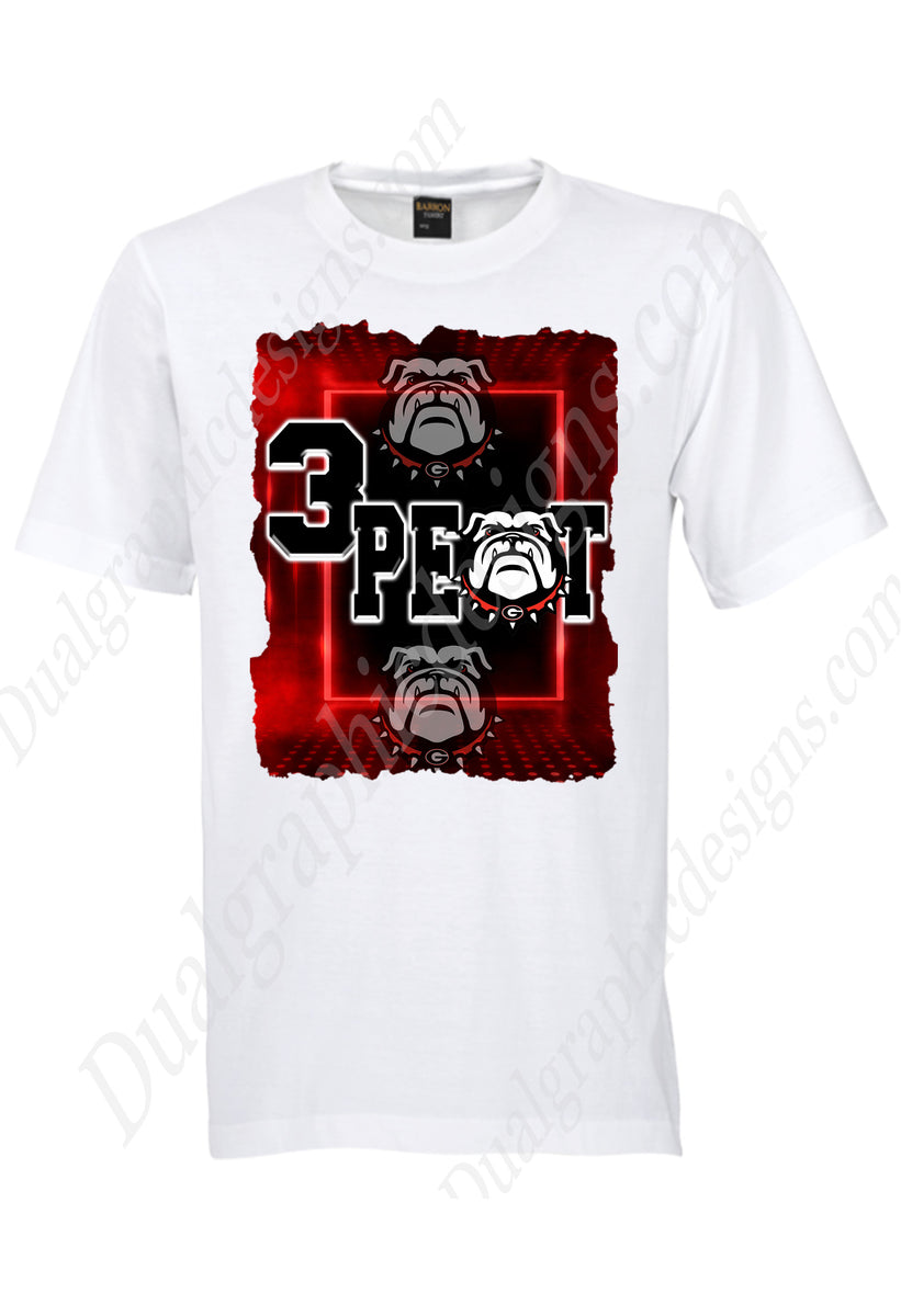 Georgia 3 Peat Shirts – Dual Graphic Designs