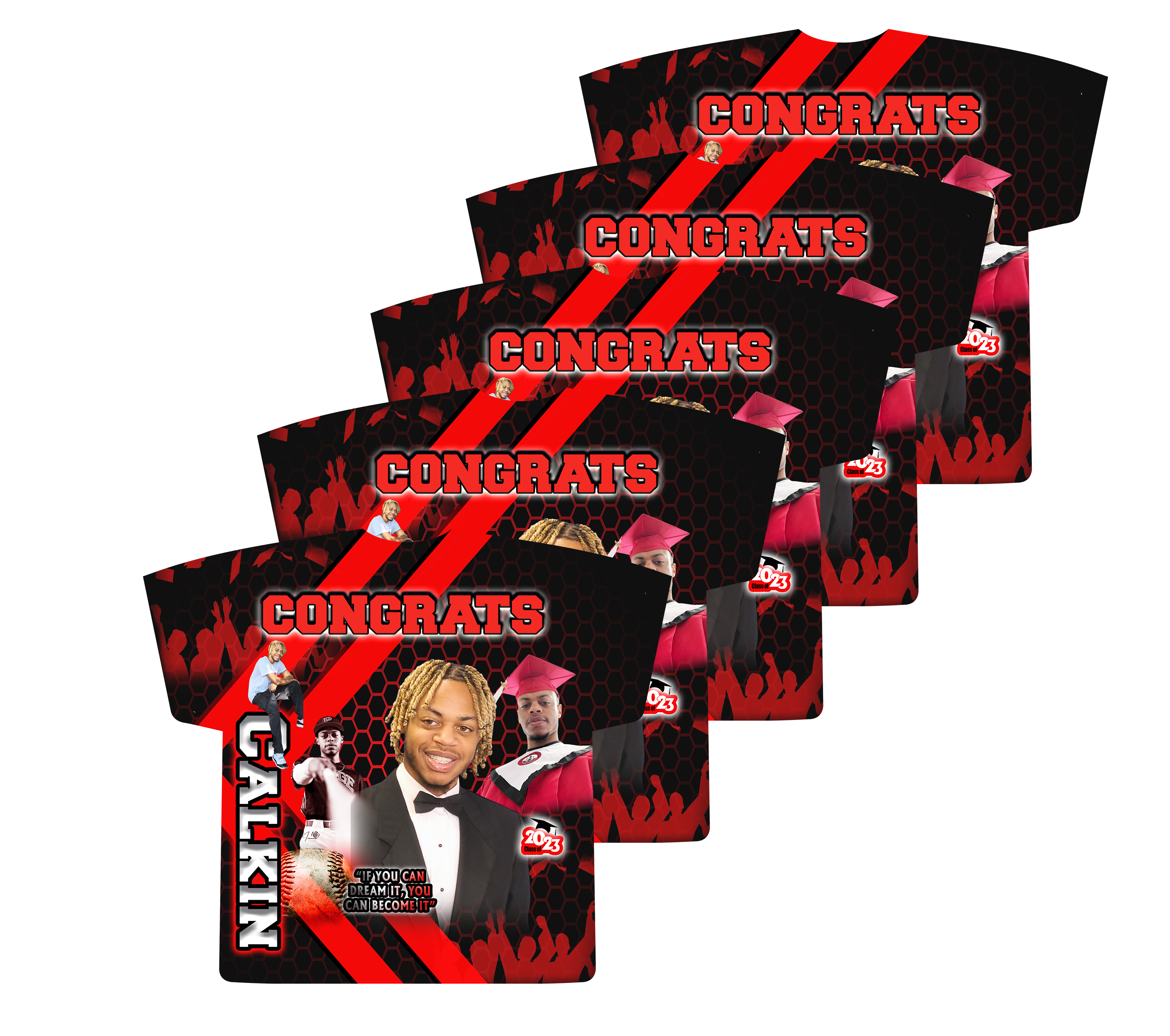 Custom Graduation Shirt Bundles