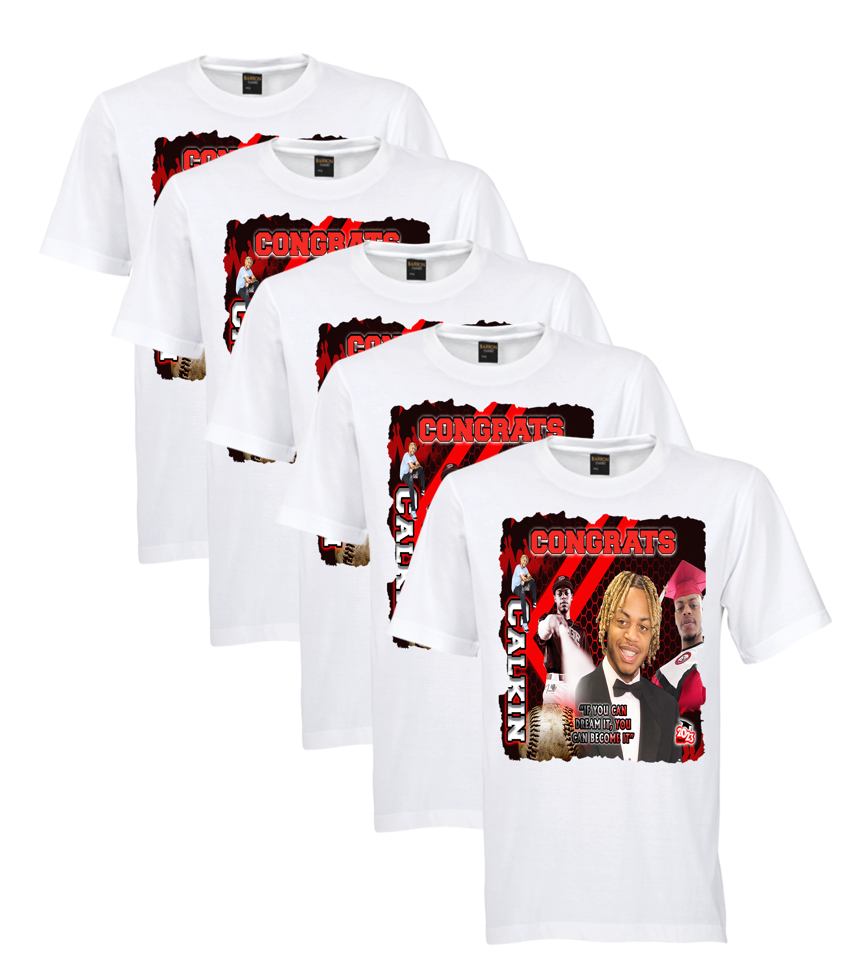 Custom Graduation Shirt Bundles