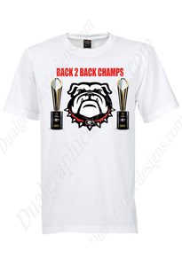 Dallas cowboys back to back champions shirt - Kingteeshop