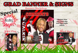 Custom Graduation Banner & Signs