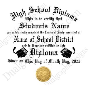 2022 Diploma Template