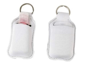 Keychain hand sanitizer holder