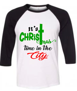 Christmas Raglan Shirts