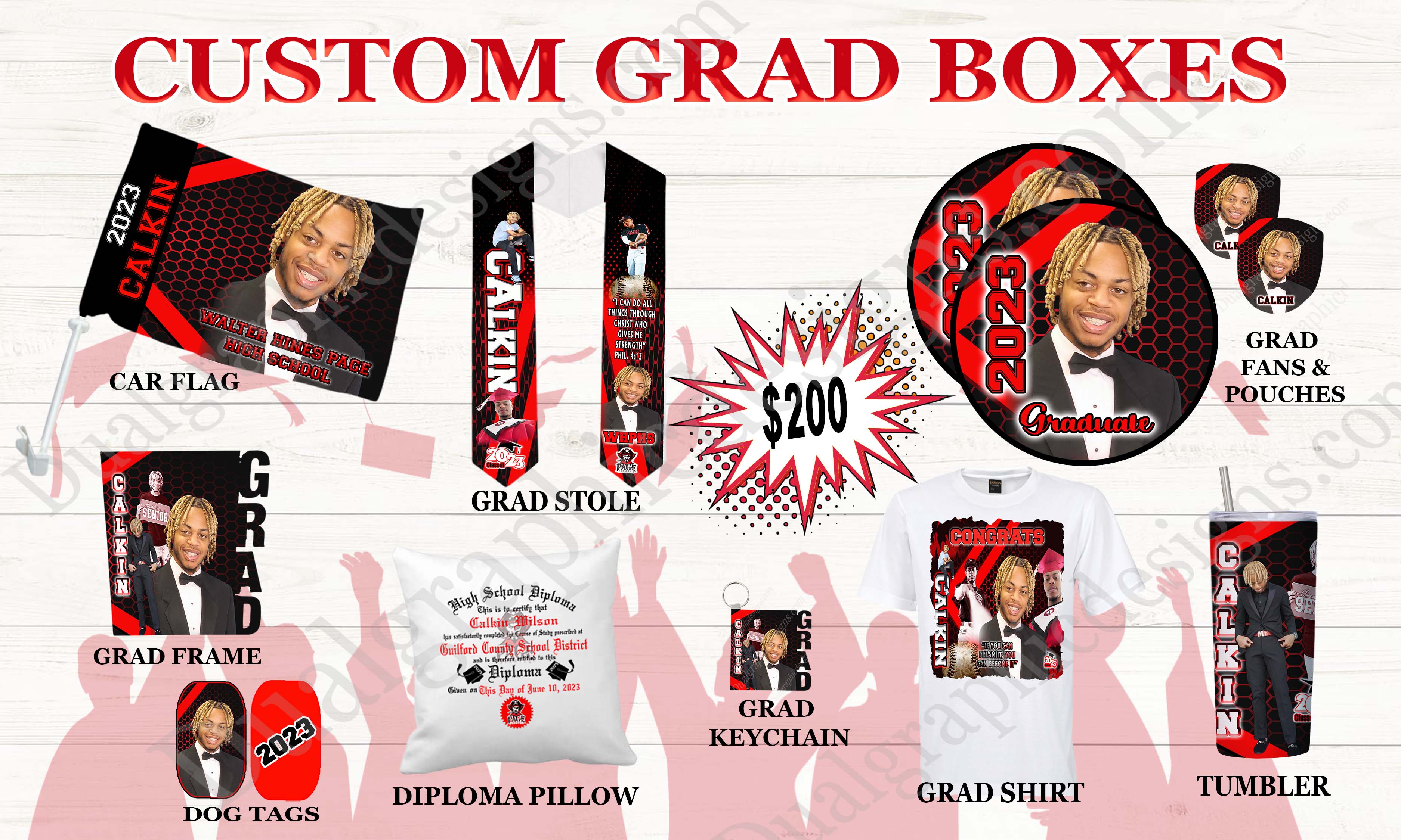 Custom Graduation Boxes