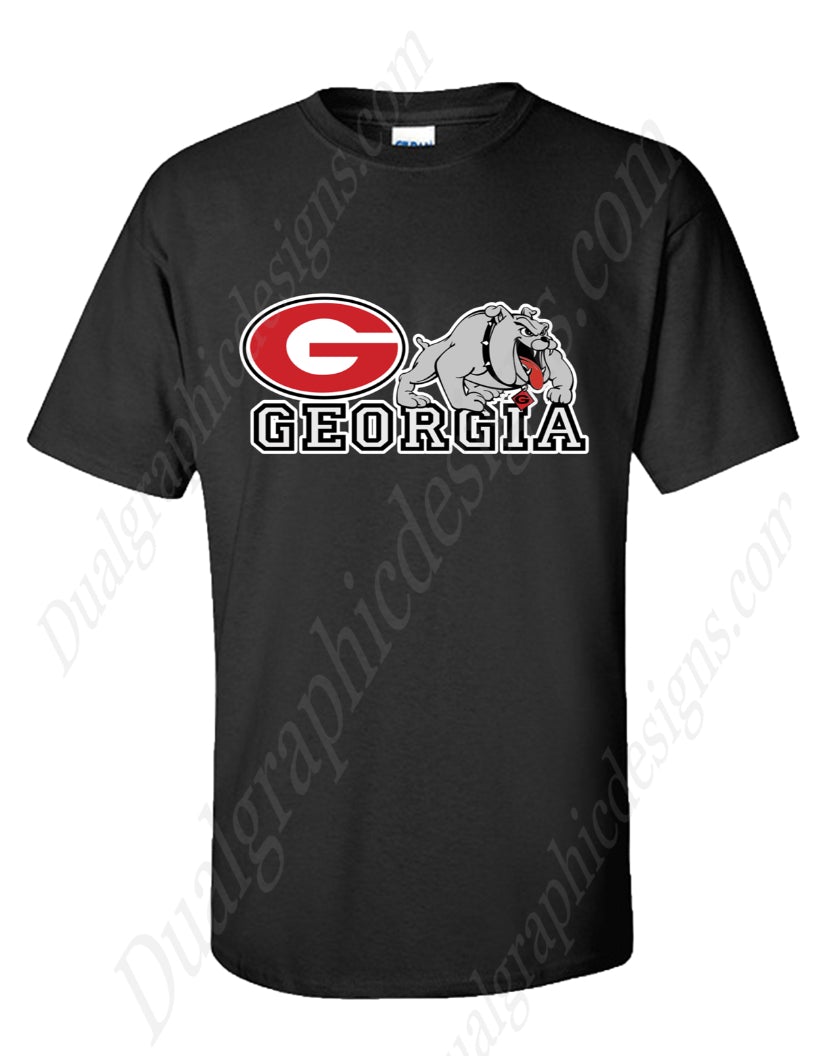 GA shirts front & Back print