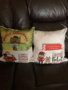 Christmas Pocket Pillows