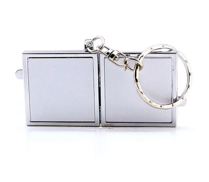 Mirror Double Sided Keychains Blank