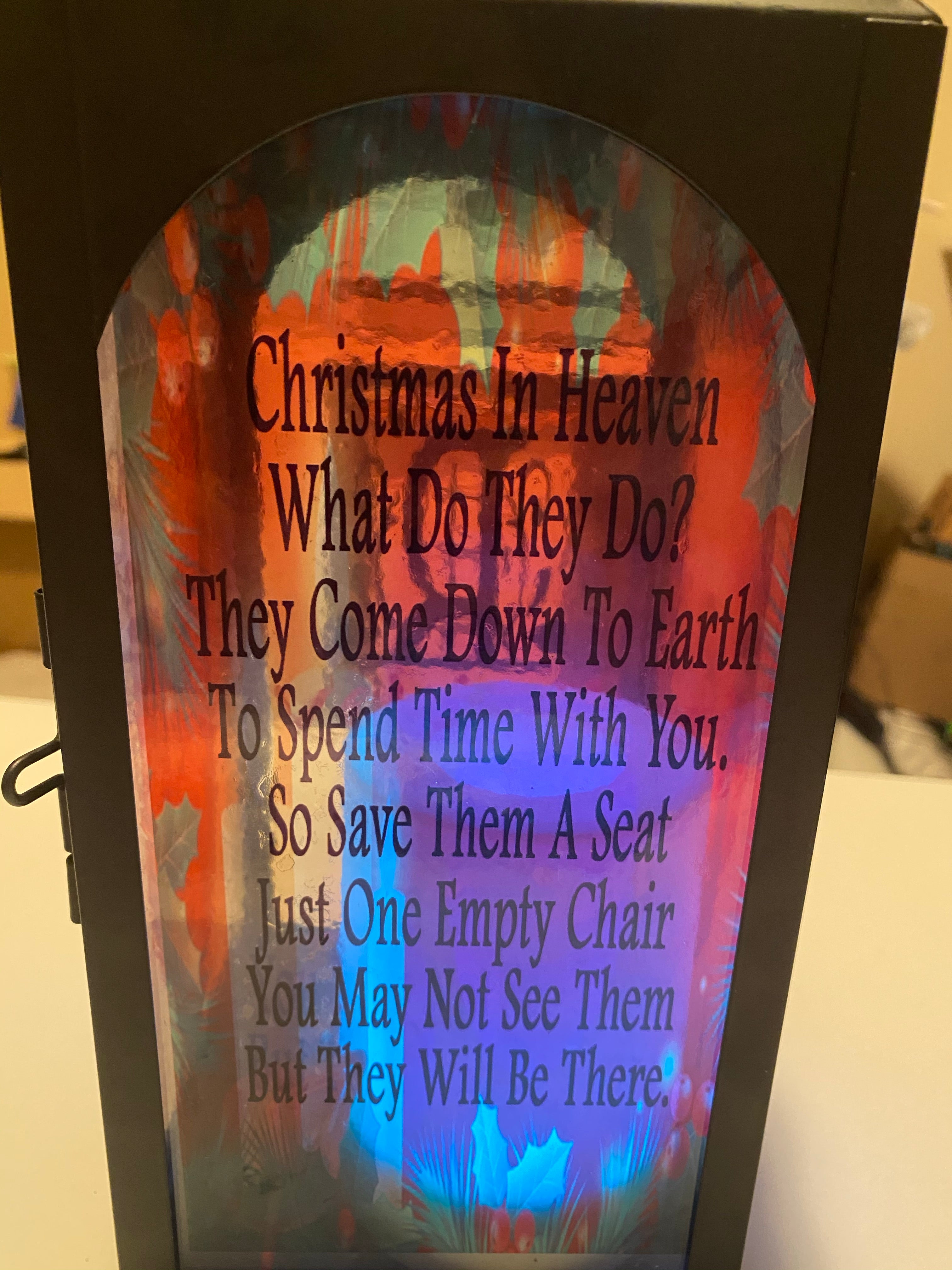 Christmas Memorial Lantern