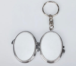 Mirror Double Sided Keychains Blank