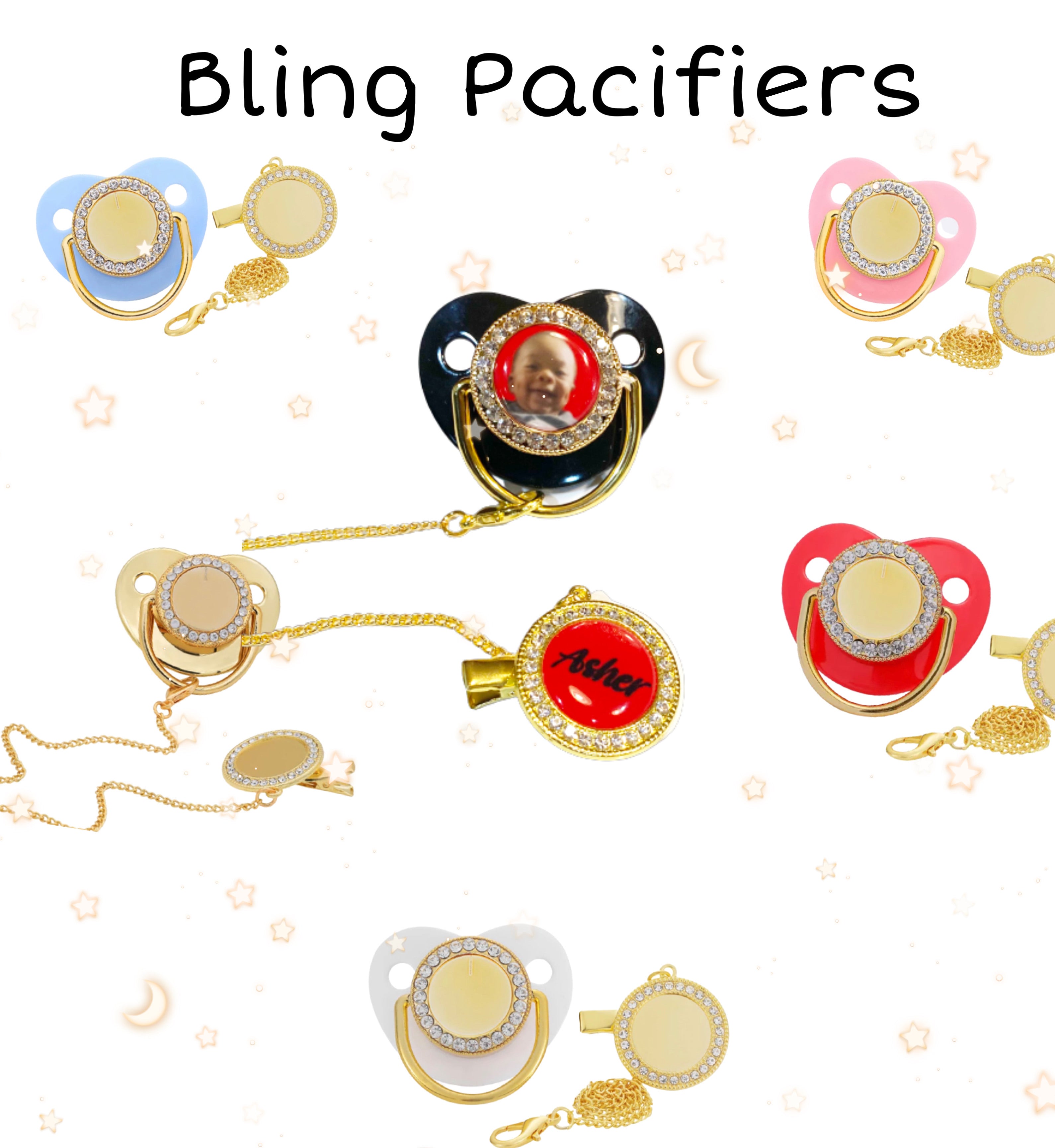 Custom Bling Pacifier