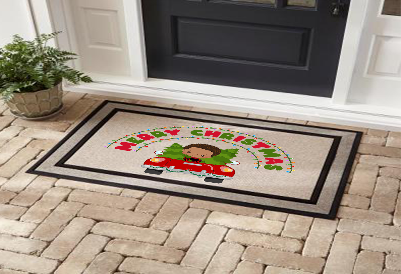 Christmas Door Mat